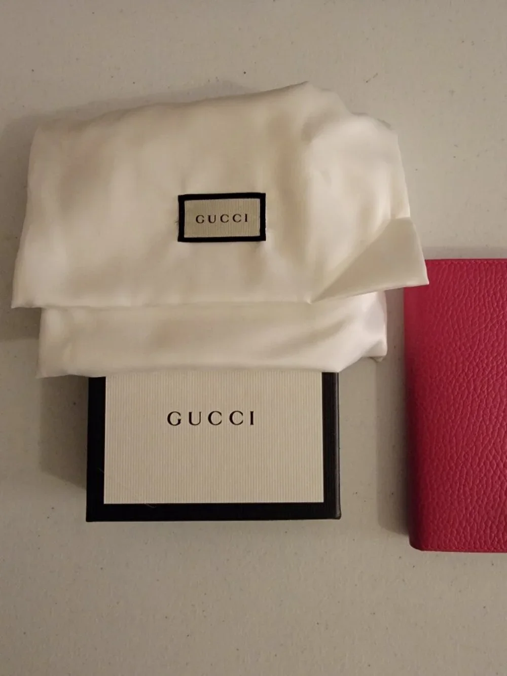 Authentic Gucci GG Marmont Pink Leather iPhone 7/8 Wallet Case NWT Made Italy